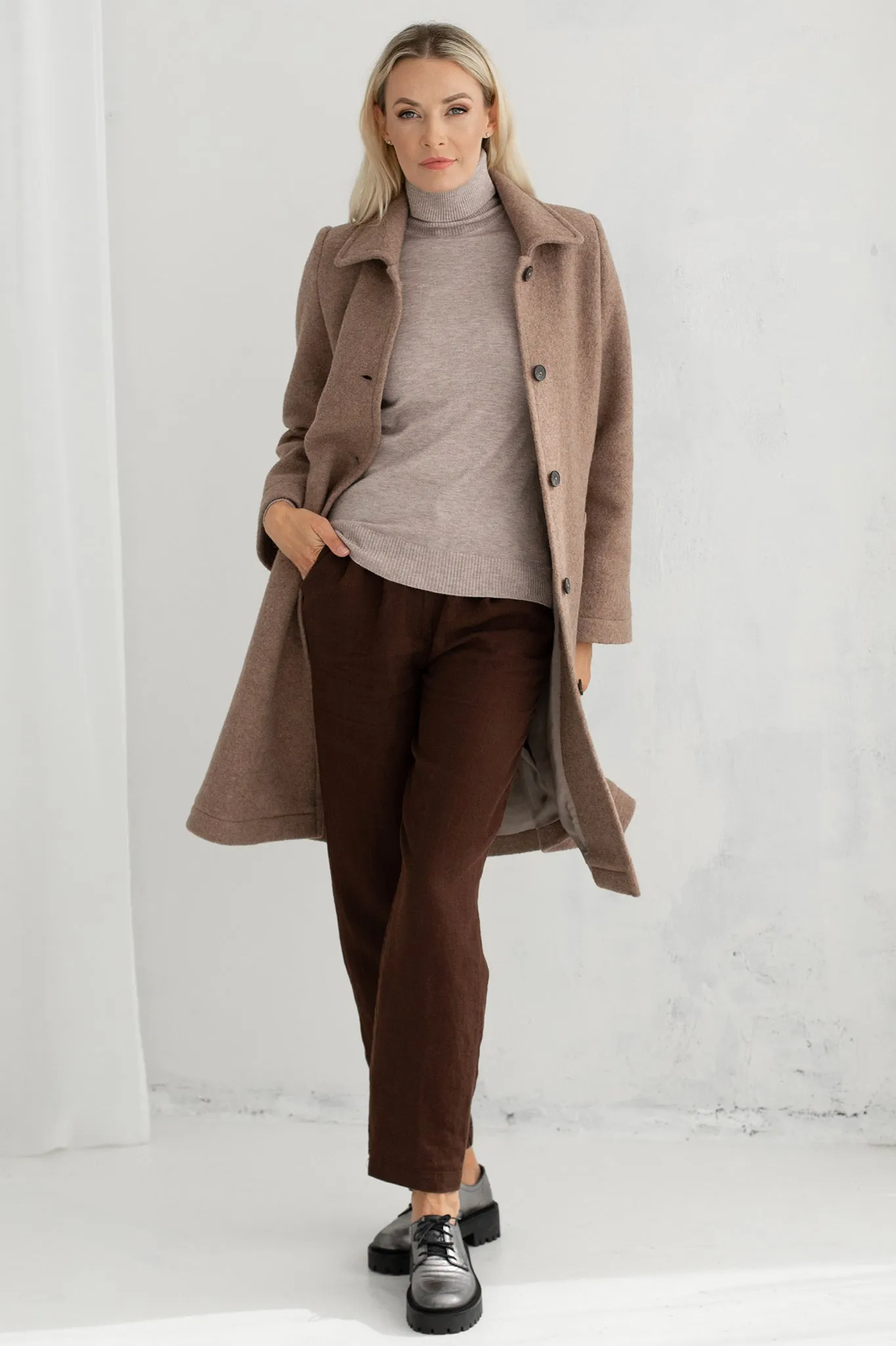 Warm wool coat Ellen