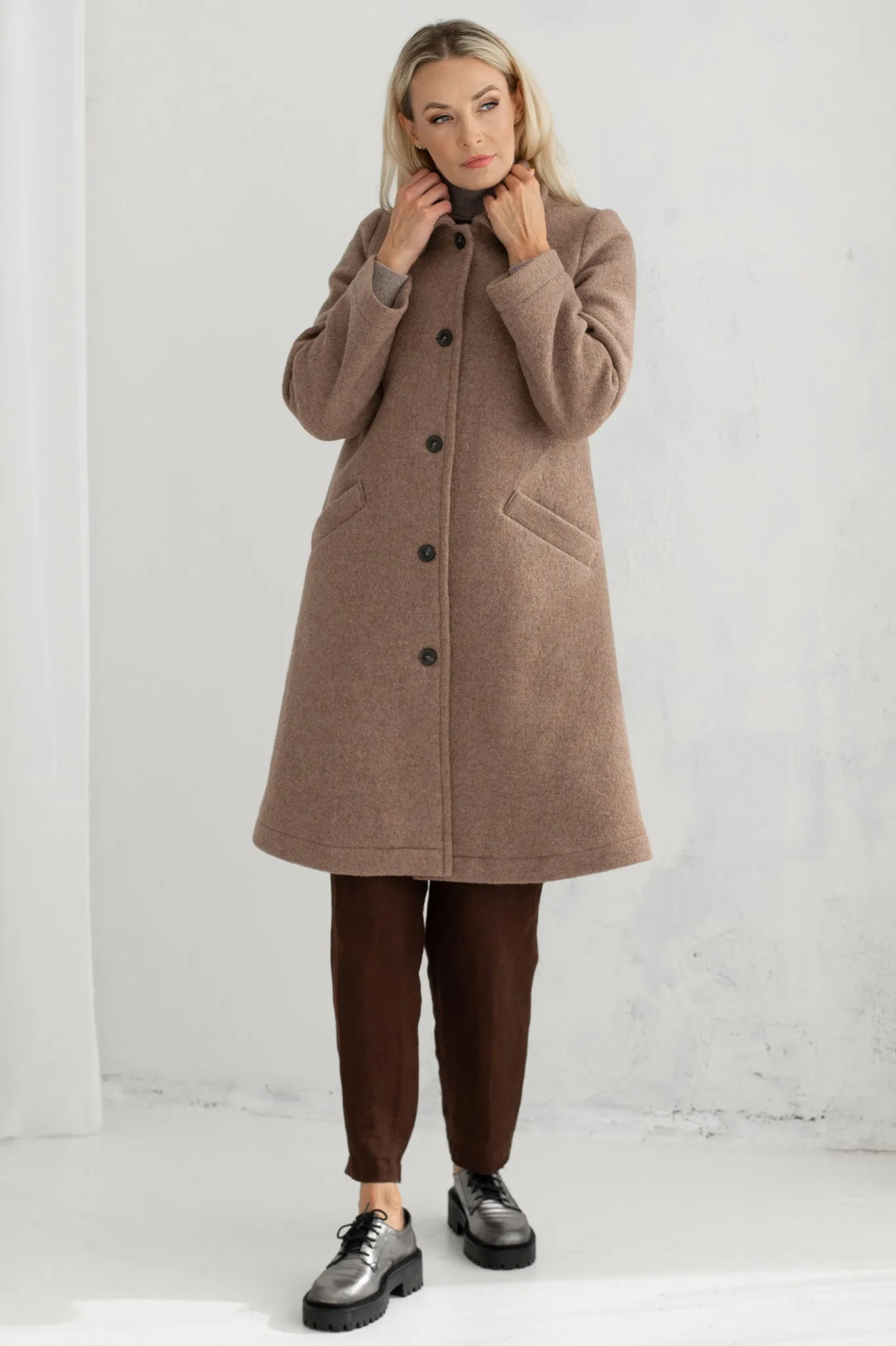 Warm wool coat Ellen