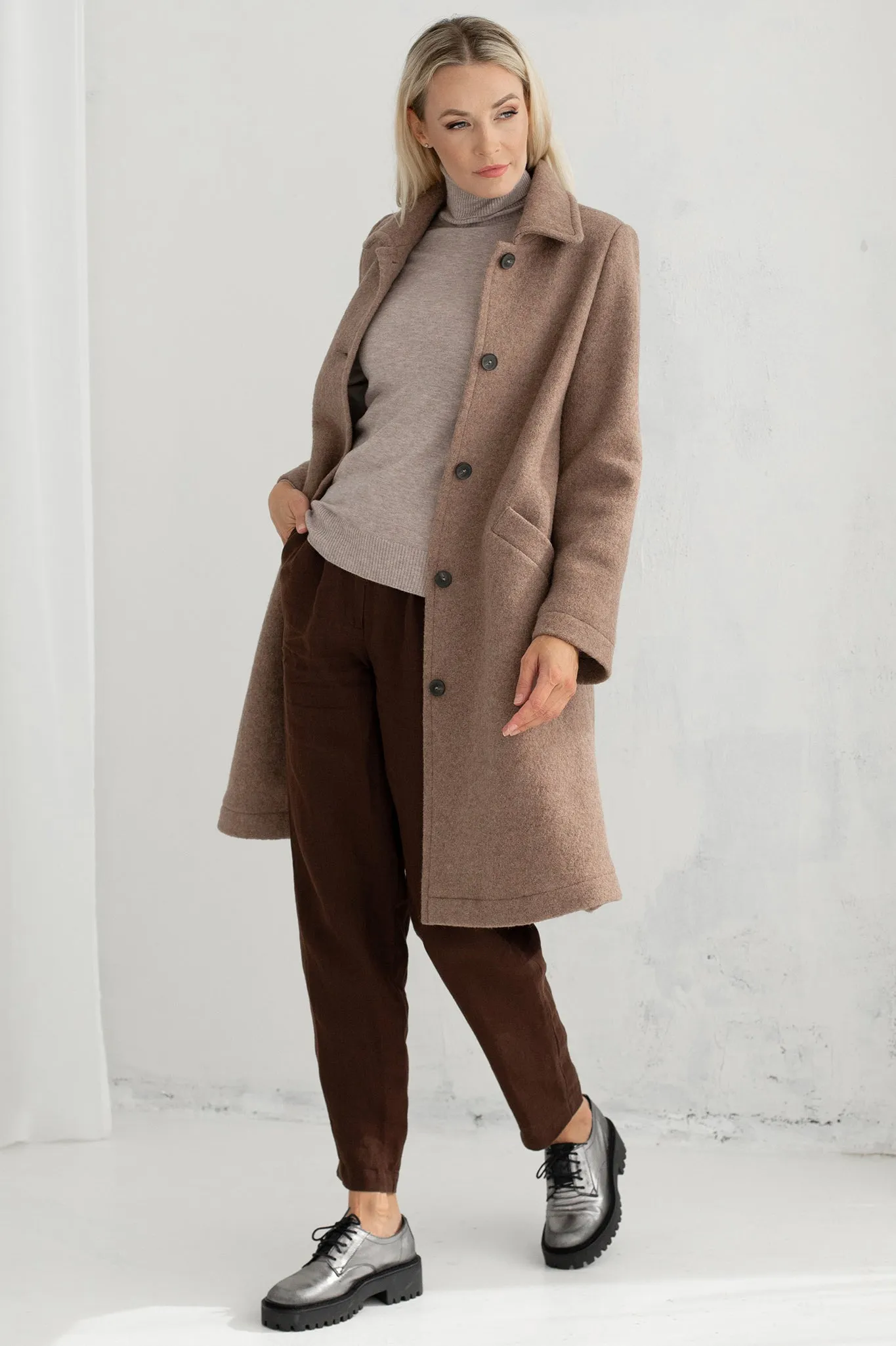 Warm wool coat Ellen