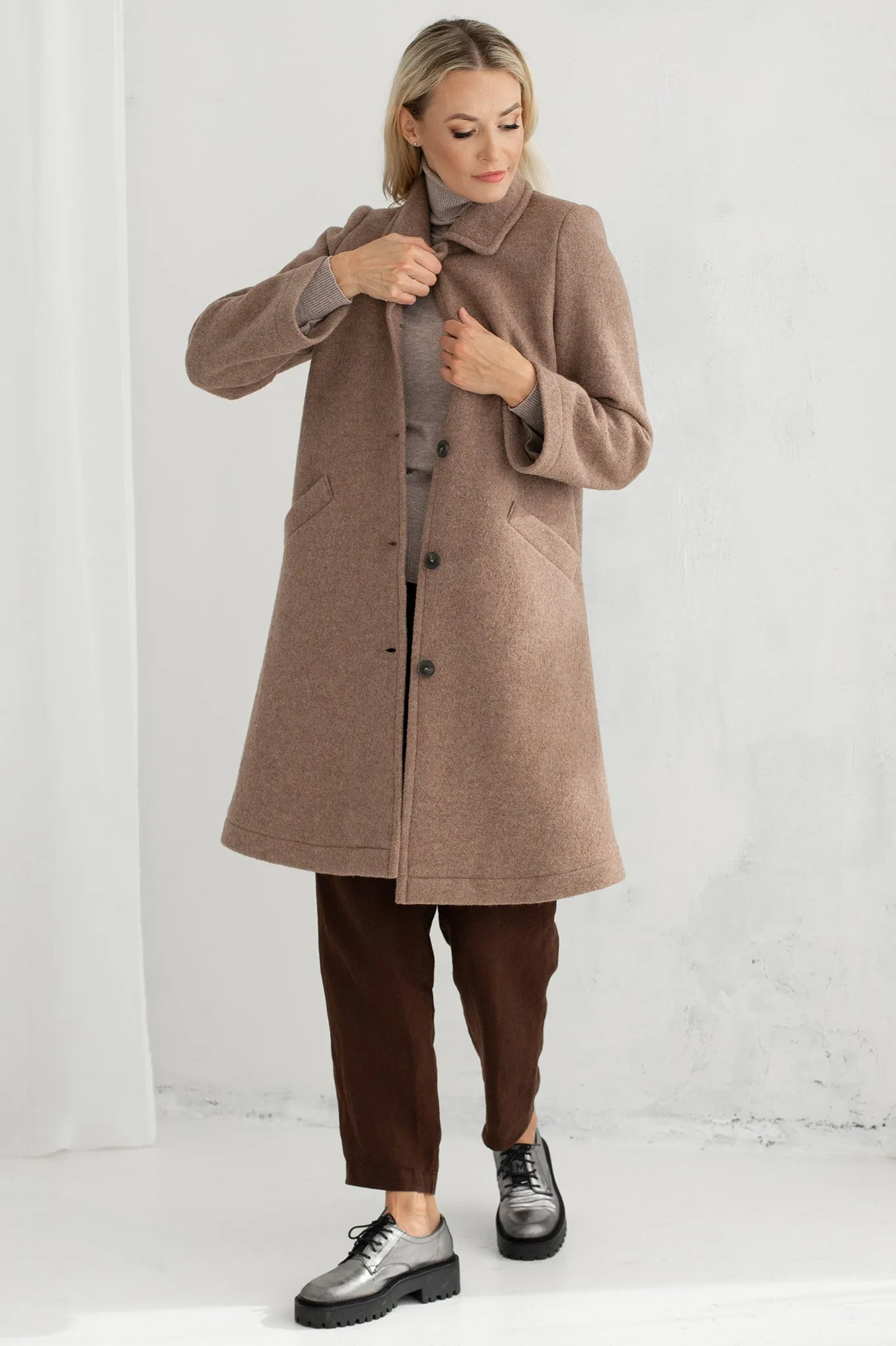 Warm wool coat Ellen