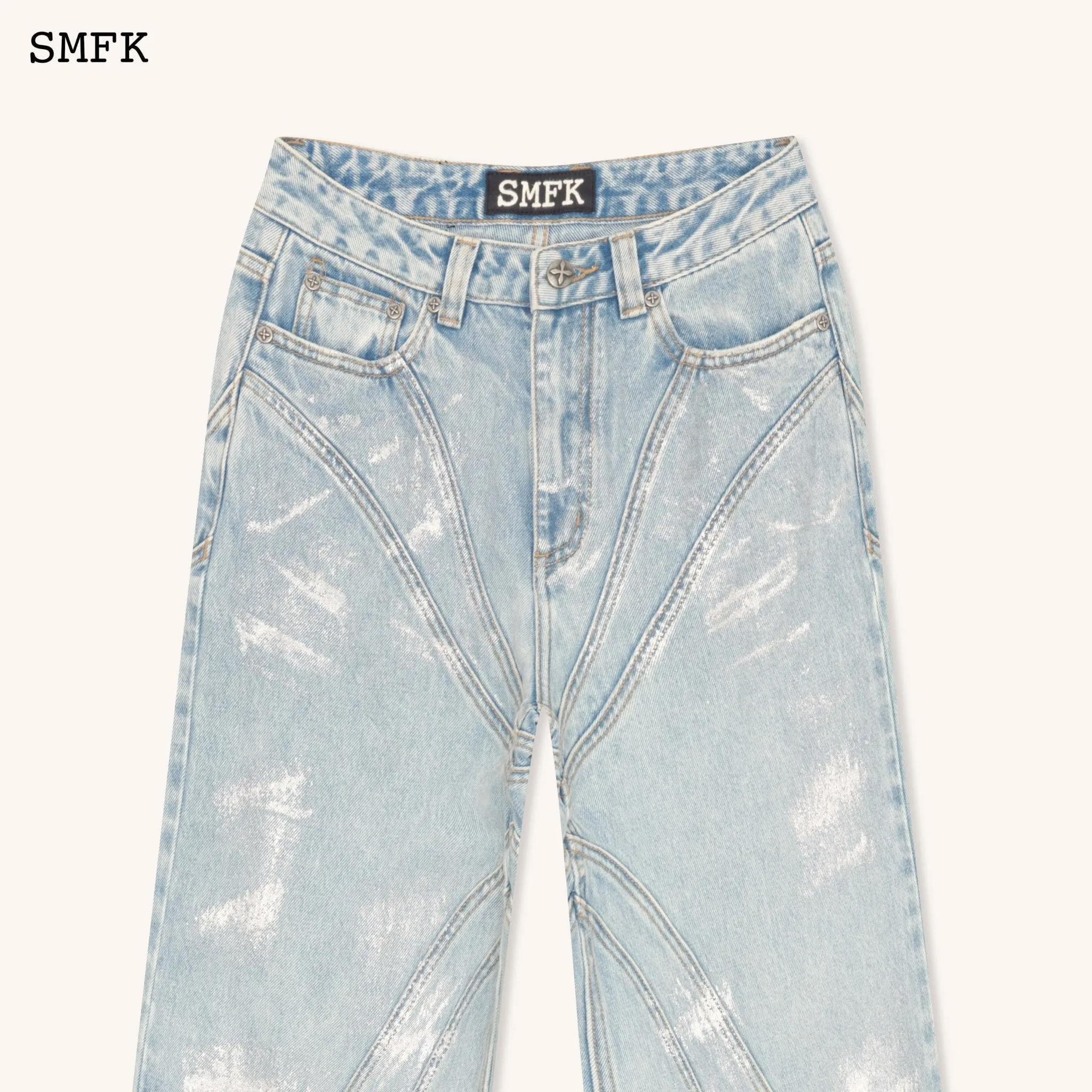 WildWorld Pheonix Loose Jeans Ocean Blue
