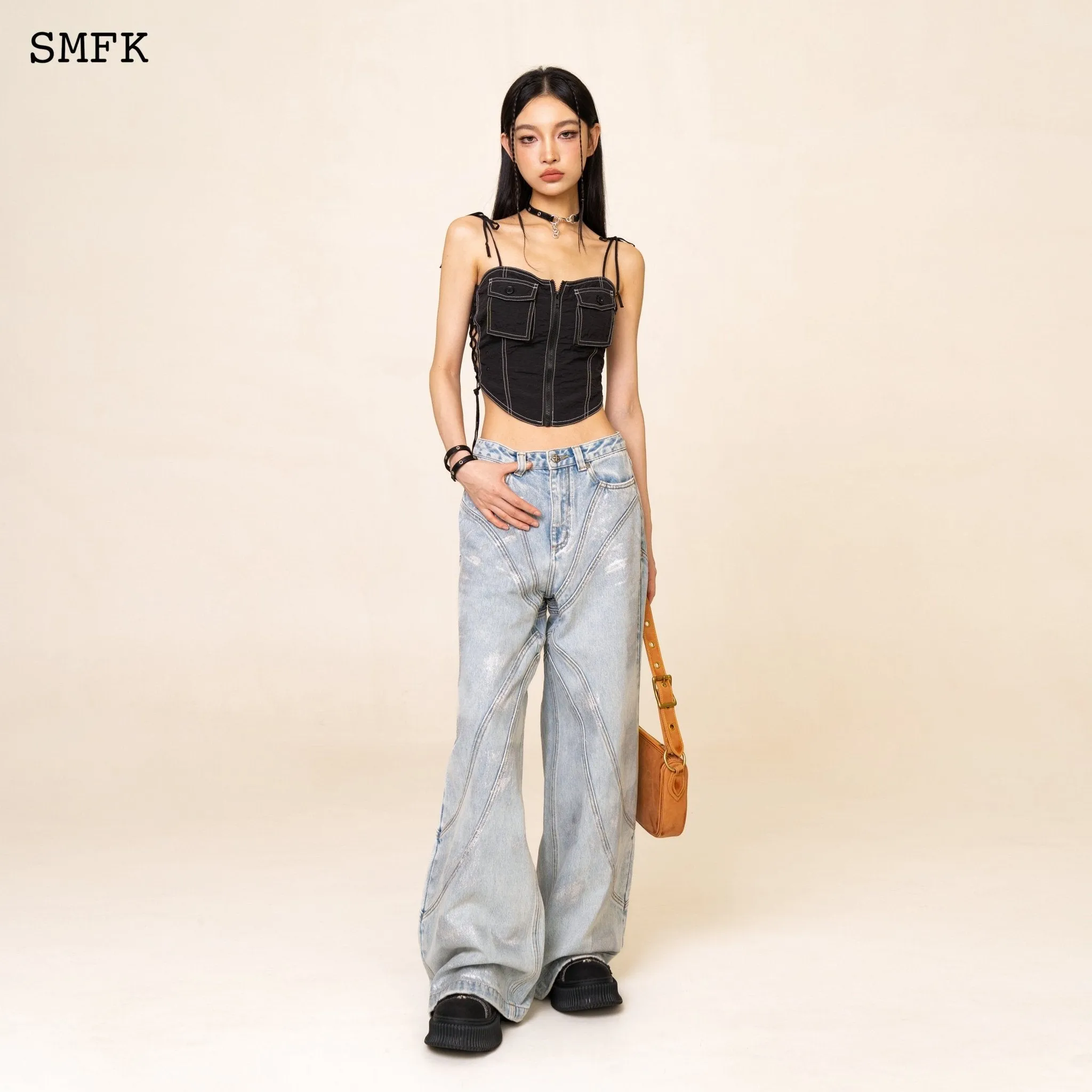 WildWorld Pheonix Loose Jeans Ocean Blue