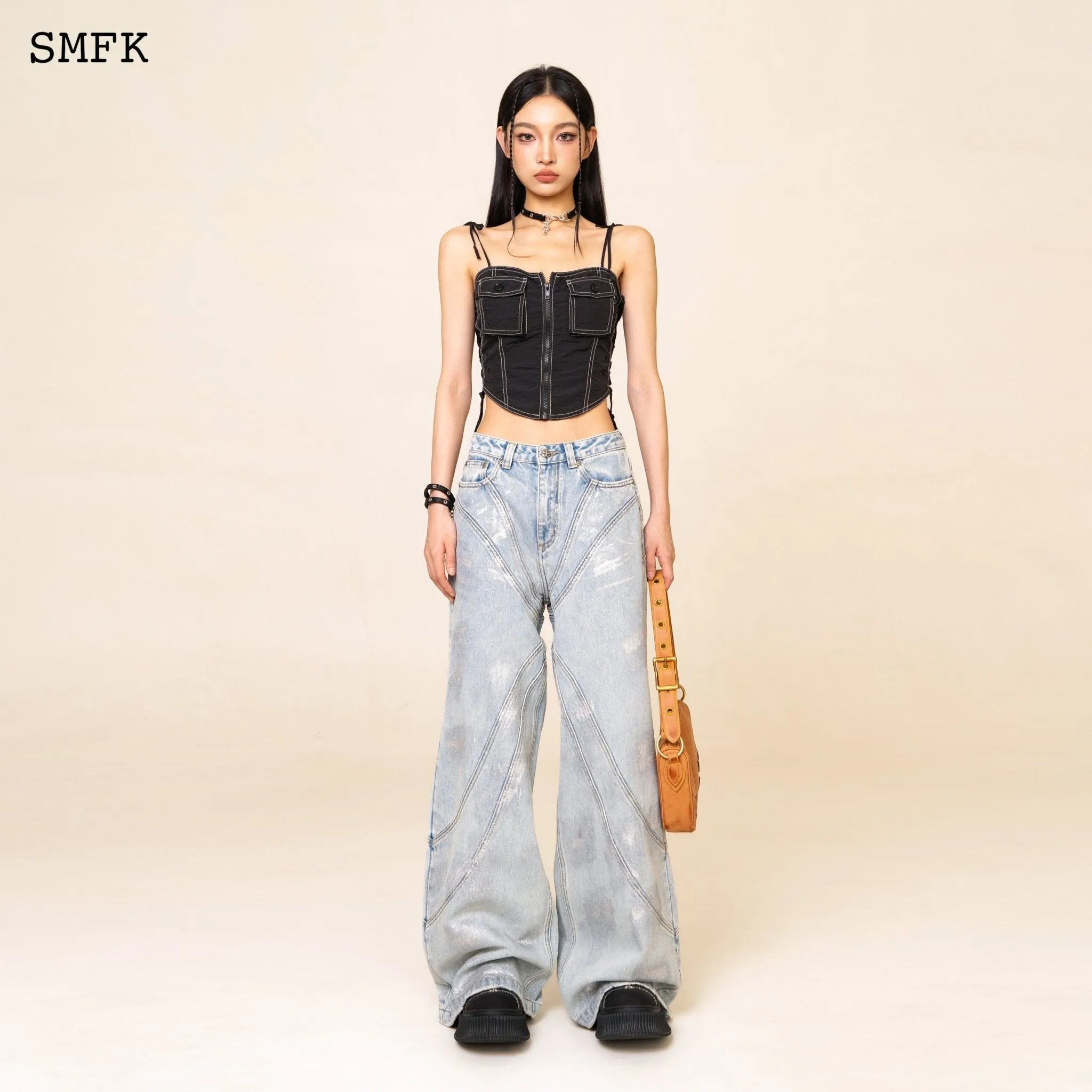 WildWorld Pheonix Loose Jeans Ocean Blue