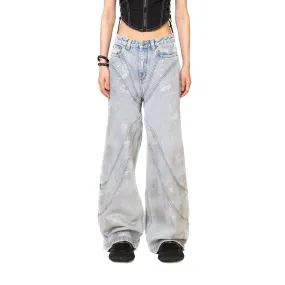 WildWorld Pheonix Loose Jeans Ocean Blue