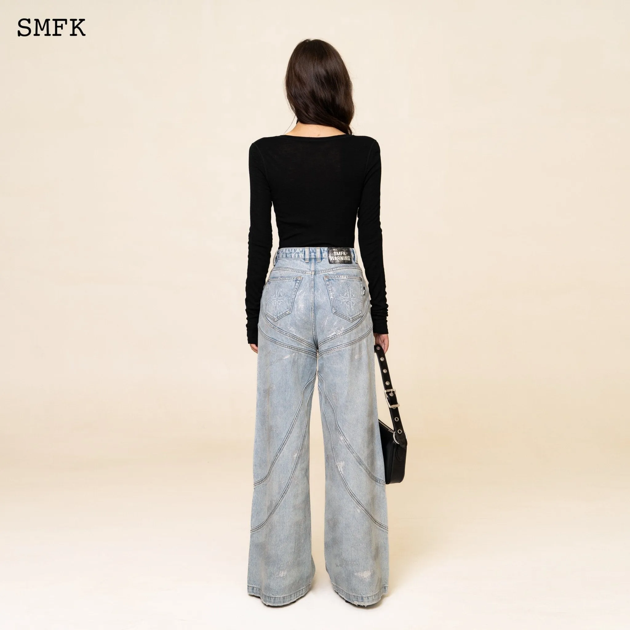 WildWorld Pheonix Loose Jeans Ocean Blue