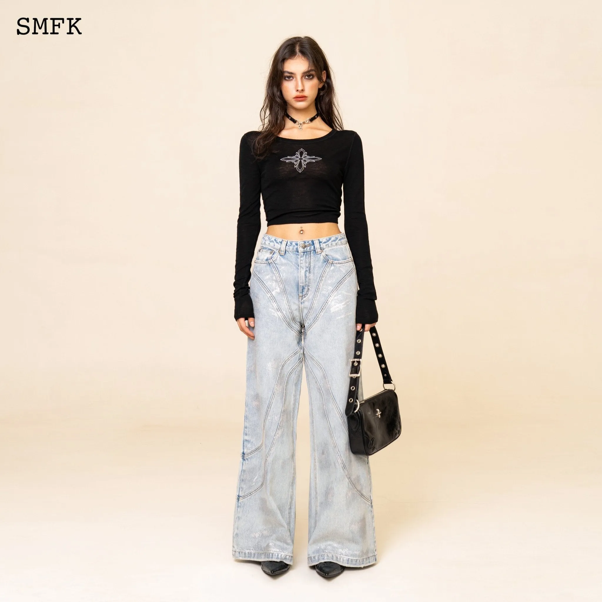 WildWorld Pheonix Loose Jeans Ocean Blue