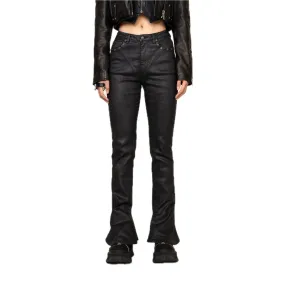 WildWorld Tarpan Waxed Jeans In Black