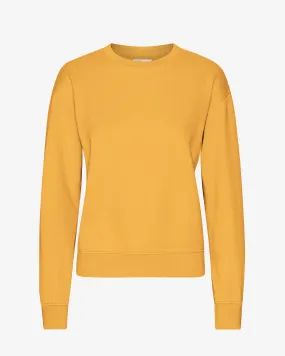 Women Classic Organic Crew - Burned Yellow
